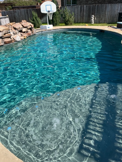 Another Pool Clean Project Before and After. #Pool #PoolClean