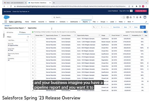 WeAreStimulus's tweet image. Did you know that we have an array of #Salesforce tutorial videos on our website. From new releases, to reports and flows, and everything in-between.
Take a look: lnkd.in/dAYmzvW
#salesforcetutorial #salesforcevideo #salesforcecrm #crm