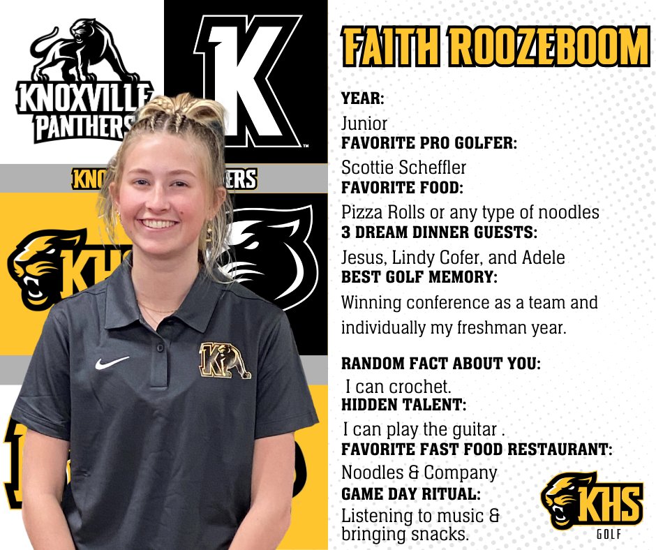 Junior Faith Roozeboom