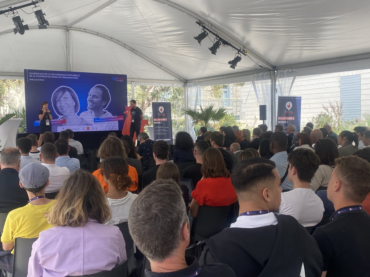 FrenchTechMed's tweet photo. #HELLOLATECH "On ne peut pas parler de parité sans parler de complémentarité."
@AMADORIFabienne https://t.co/osPVwiScKL