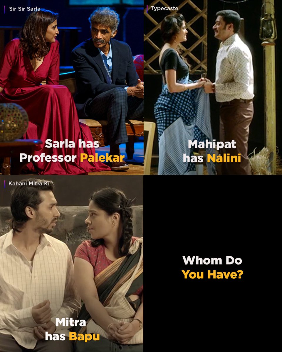 Zee_Theatre's tweet image. Who Do You Have? Tag them below and let us know.​

#KahaniMitraKi #SirSirSarla #Typecaste #ZeeTheatre #HarDinNayaDrama #Theatre #Comedy #LoveStory #SocialIssue #WorldTheatre #TheatreLife #TheatreKid #HindiTheatre #Drama #Teleplay #30Days30Plays