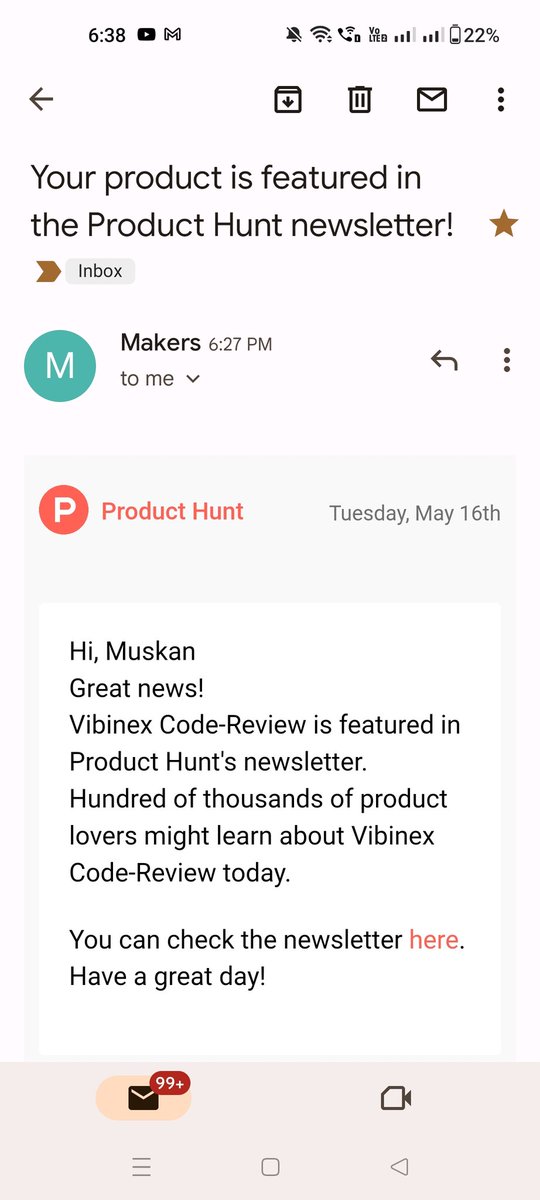 PaliwalMuskan19's tweet image. Had the craziest Monday ever and the reward is definitely worth it❤️
The reward:
#developertool #launch #MVP