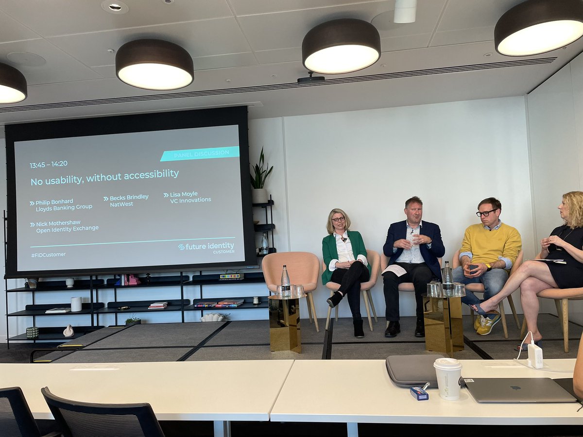 MasterofIoT's tweet photo. Great post lunch panel discussion at Future Identity Customer event #FIDCustomer @22Bishopsgate #London #Digital #DigitalIdentity #business #cyber #CyberSec #Tech #fintech @cybersecboardrm @NISTcyber @NickMothershaw @CyberSecUnity @TheDigitalLand1 @DigitalTDaily @nexigroup https://t.co/ElhDd0quq9