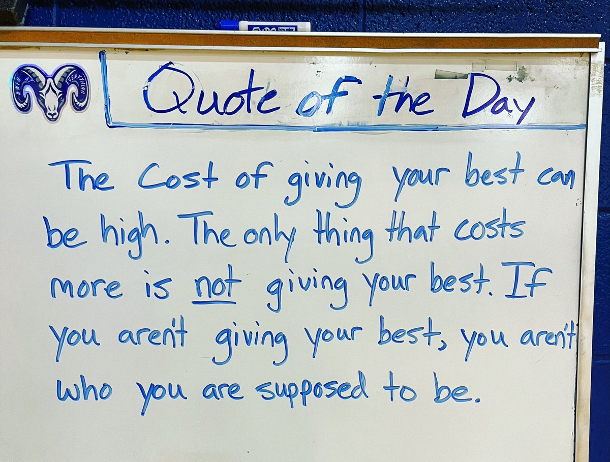 Give your best!! 🦬