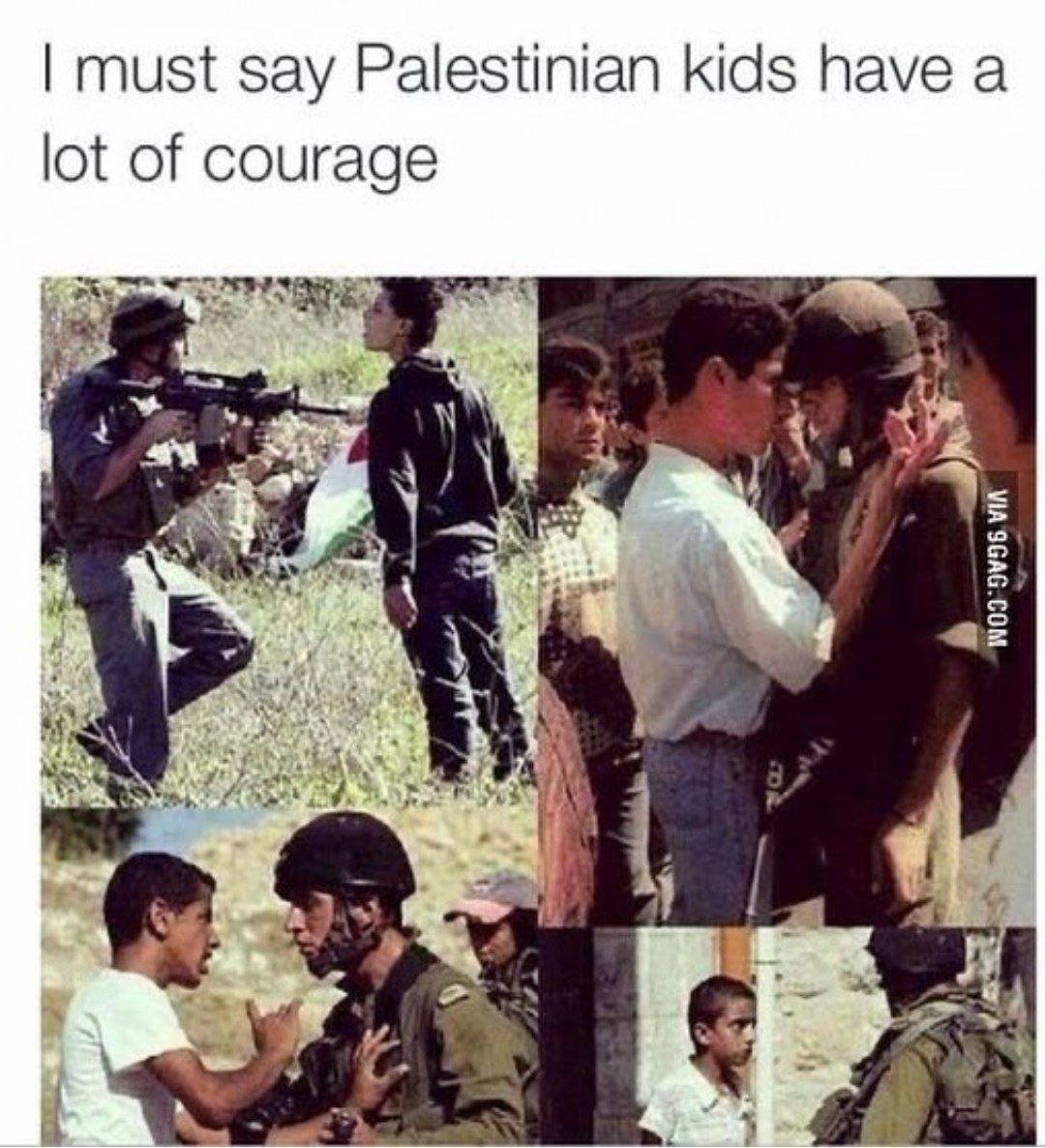 PalestineCultu1's tweet photo. I must say Palestinian kids have a lot of courage. https://t.co/mowdCpzyVp