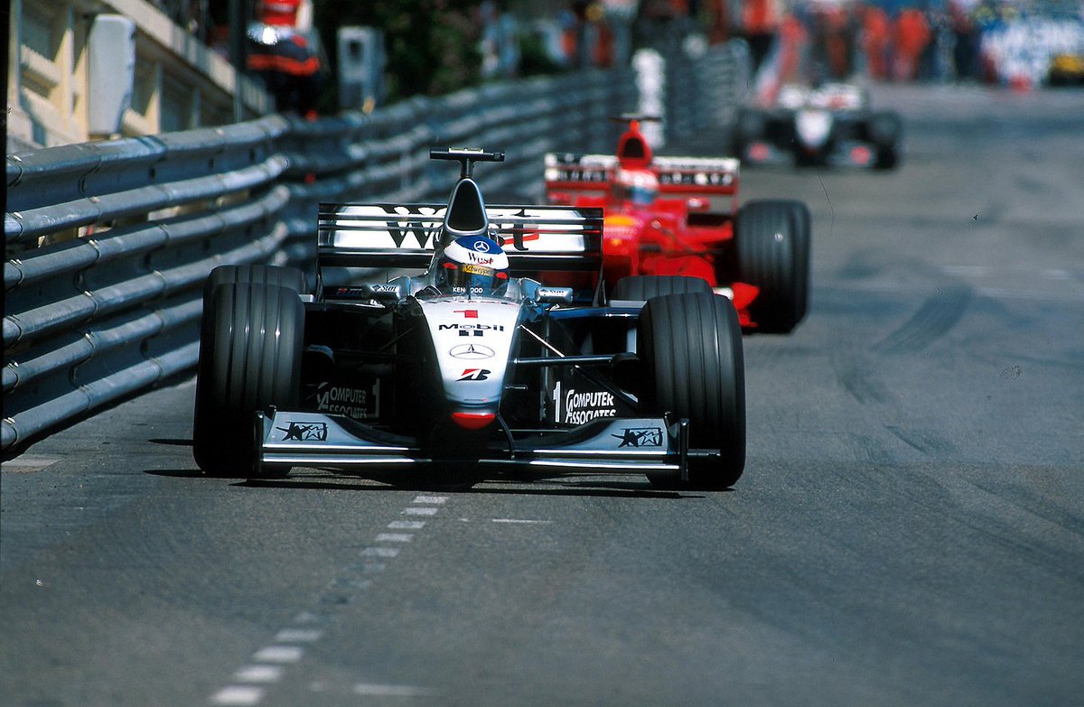 F1lippos's tweet photo. 16 May 1999🇲🇨
On this day Mika Hakkinen started from Pole Position. It was his 4th Pole in 4 races and 14th overall. 

Mika lost the lead at Saint Devote from MS. In the middle of the race he went straight at Mirabeau from oil left of Takagi's, Arrows. 

Mika finished 3rd 🇫🇮🏆 https://t.co/7fB68ROdQx