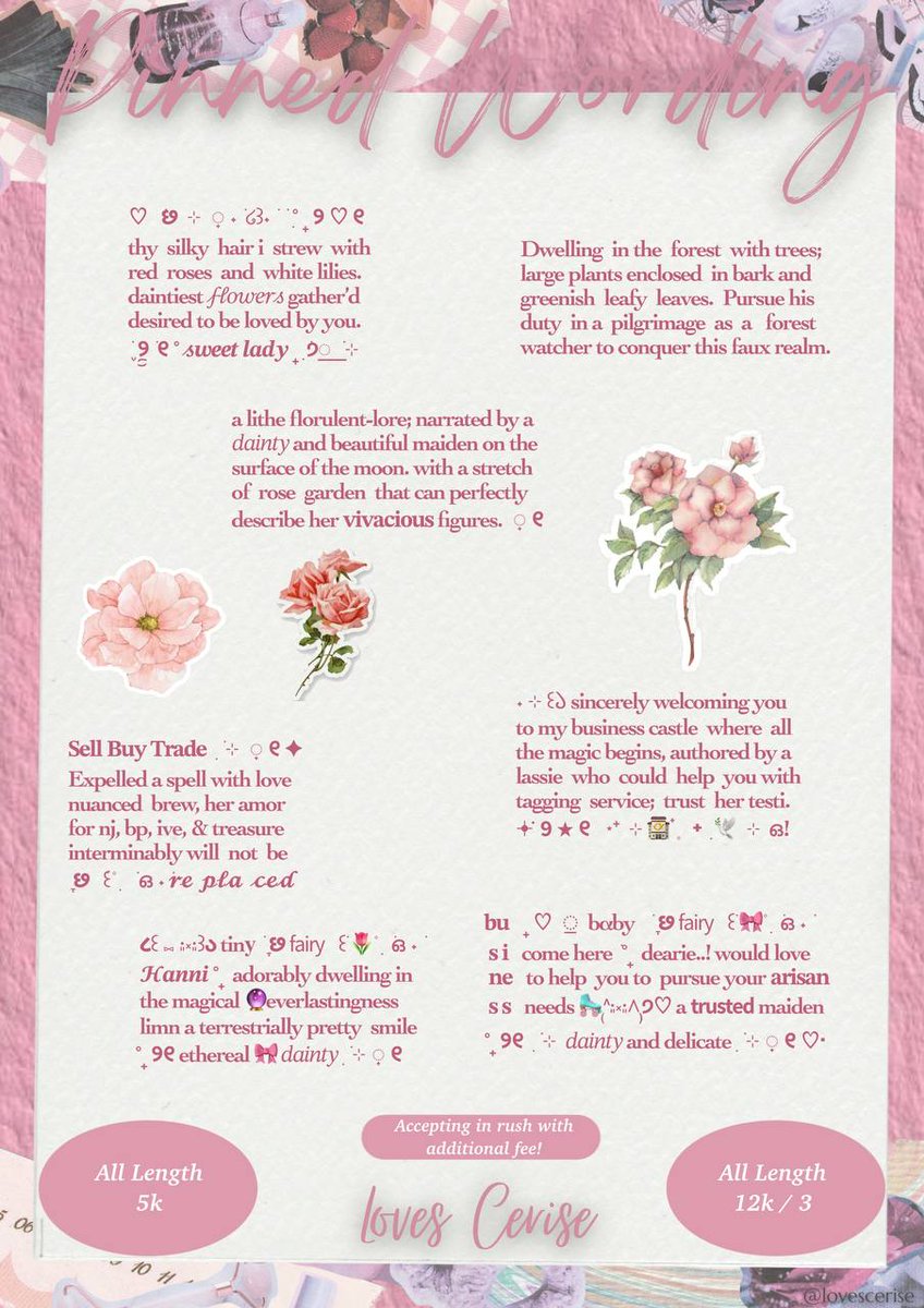 w1ony's tweet photo. heartily, with the dulcet chirping of the feathered souls that fill the air and from the blossoms that surround. i, @LovesCerises, with a countenance of warmth and mirth, unveil my little cottage and offering you a wording commission! 🎀 #zonabu #zonaba #zonauang https://t.co/p7ILDJV78S