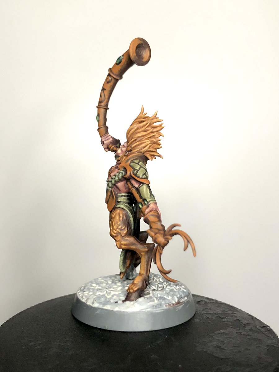 FancyKelvin's tweet photo. All I got done today was the first highlight for the NMM which is Scragg brown. Tomorrow more will happen 
#aos #warhammercommunity
#gamesworkshop #ageofsigmar #wip #warhammerwip #hobbypainter #paintingwarhammer #miniaturepainting 
#sylvaneth #kurnoth #skaethswildhunt #kurnothi https://t.co/M76xFHfMtc