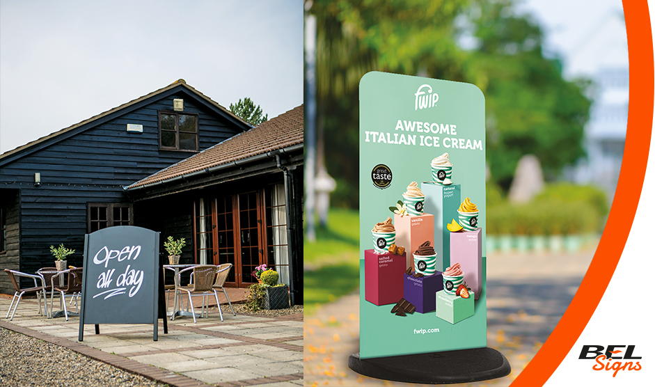 belsigns's tweet image. Pavement signs are great for this weather, inform, direct and attract passing trade with branded messages and tempting offers. #pavementsigns are available in a wide variety of sizes and formats, some with poster inserts or chalkboards.
 #Horsham #getyourshopnoticed