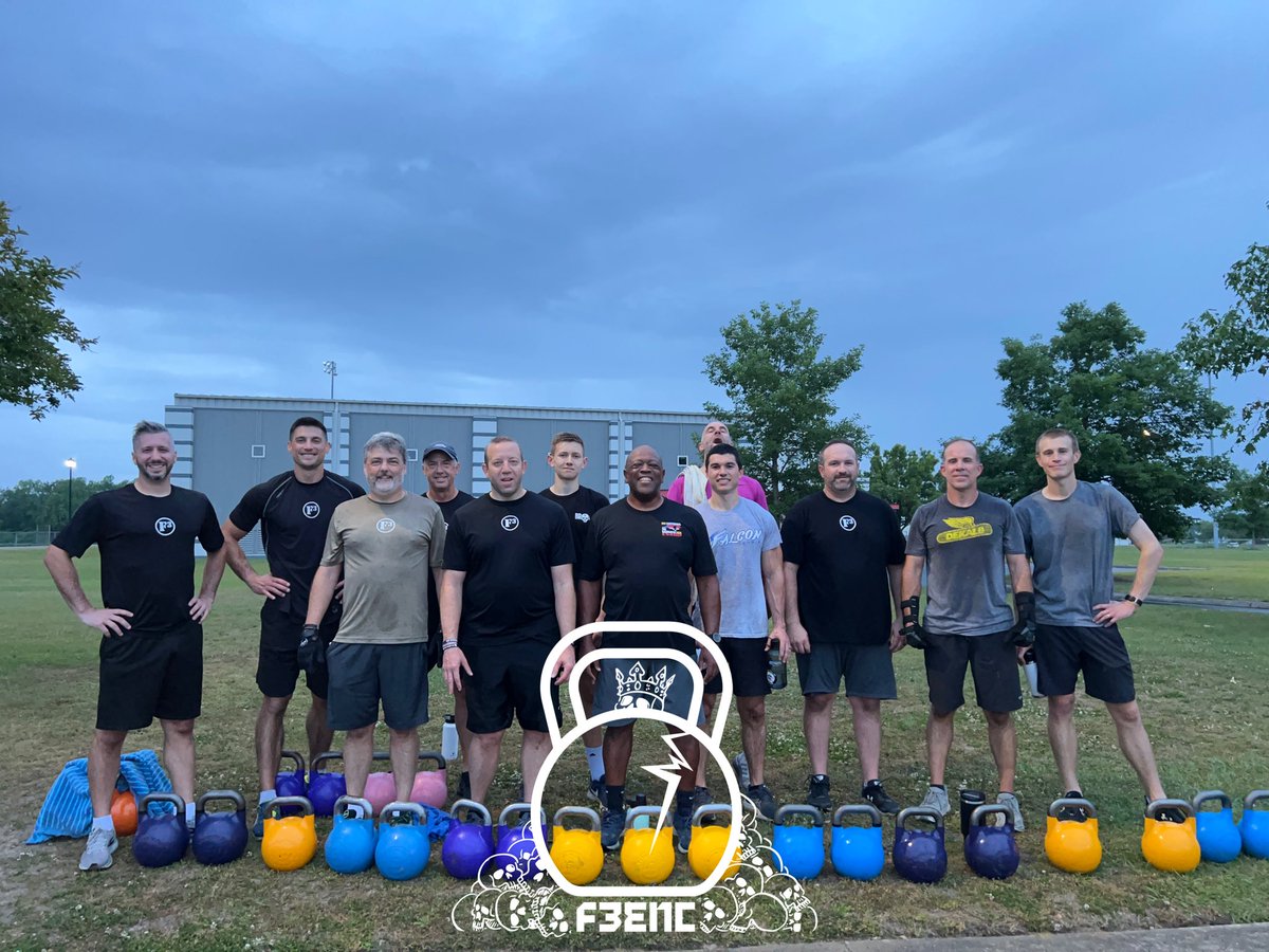 41 #f3enc PAX #f3nation #f3counts 

6 @ #tobaccoroad
12 @ #kettlebellprogression 
3 @ #ruckready
10 @ #thesandlot
10 @ #eaglesridge