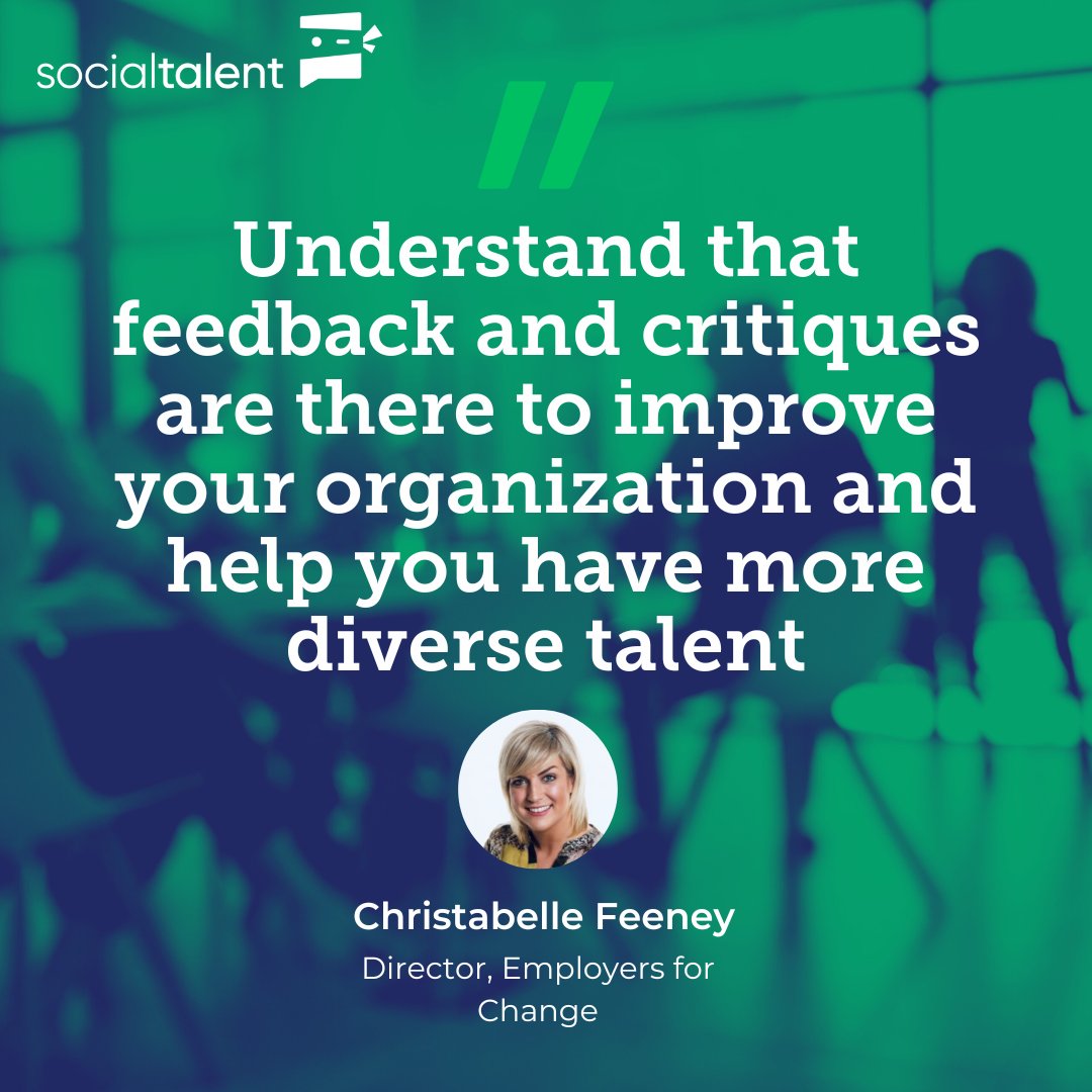 SocialTalent: 🌎  We recently caught up with <a href="/ChristabelleFe4/">Christabelle Feeney</a> (Director of <a href="/EmployforChange/">EmployersForChange</a> at <a href="/OpenDoorsToWork/">Open Doors Initiative</a>) for a valuable discussion about creating inclusive hiring practices, with fantastic insights into some practical tips.  

Read more here 👉 …