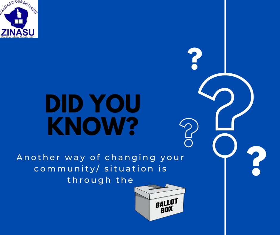 Zinasuzim's tweet image. Another way of changing our communities is through the ballot!
#StudentsVote