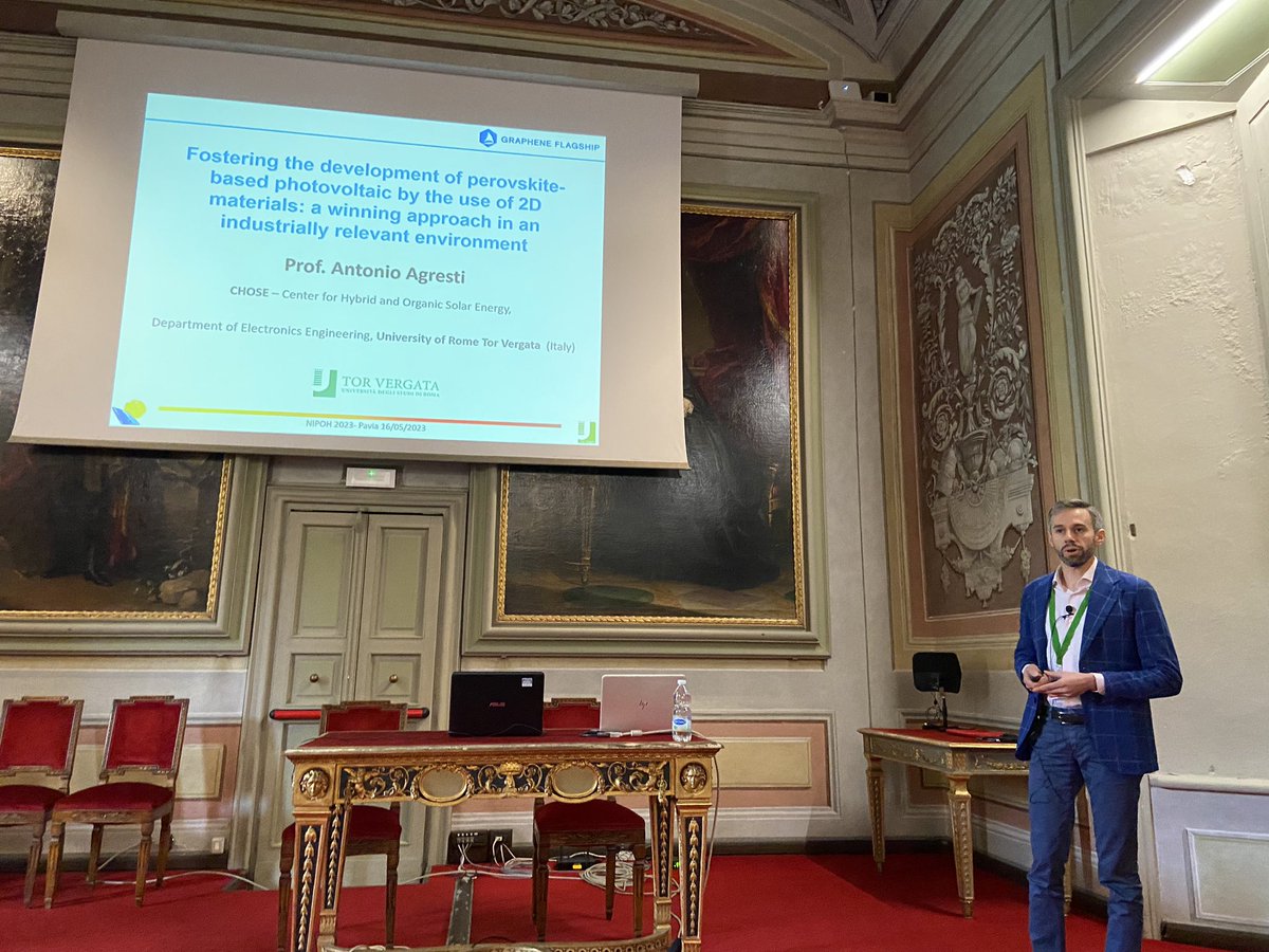 PVsquared2's tweet photo. More exciting talks today at the #NIPHO23 @nanoGe_Conf by @IvanMoraSero Antonio Agresti, Sonia Raga, Annalisa Bruno and Shuxia Tao! 
@GiuliaGrancini @MonicaLiraCantu https://t.co/LIhp1zk4mp