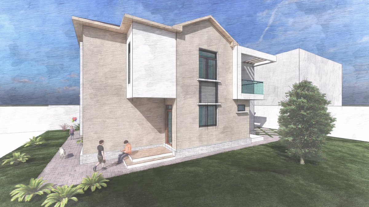 NDJOKU_19's tweet image. #Kinshasa: 
R+1 pour 4 CH/ 1 Gd Salon / 4 Sdb / 1 WC / Cuisine / Sam et Balcons ..
Coût des travaux : $$$
Durée : 6 mois + 1.

#Bâtissons 
#Investissons!
#Octo_Design.