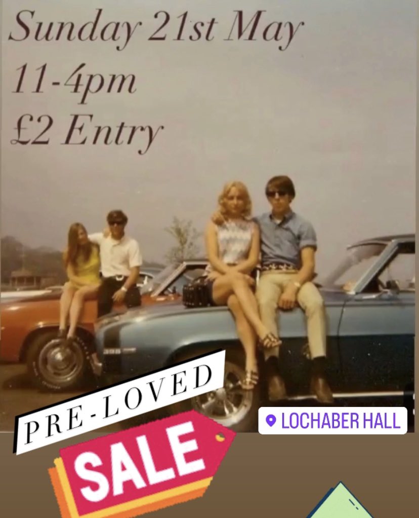 This Sunday ! Browse the rails of pre-loved goodies with @emmaindependentstylist at Lochaber Hall SE13