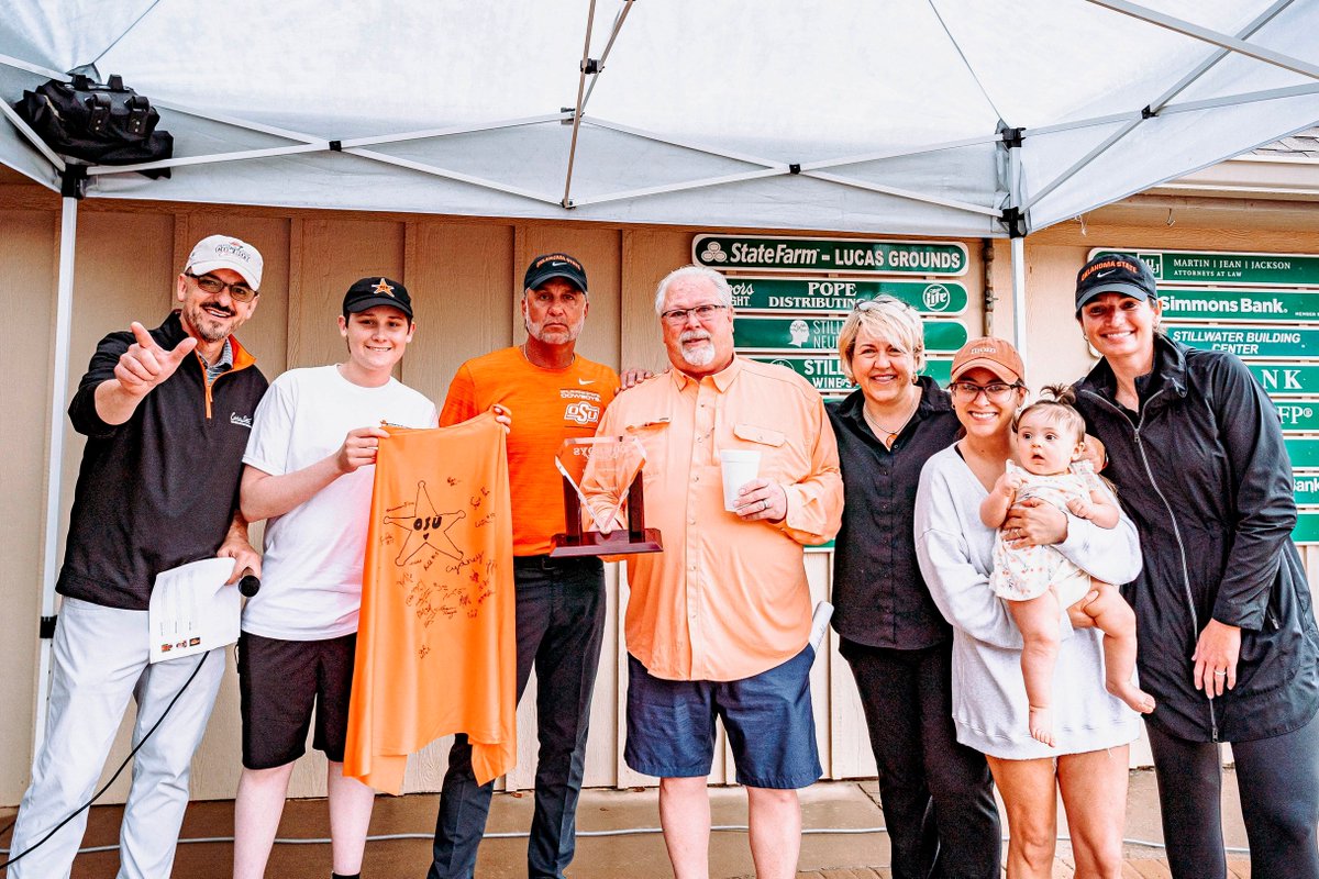 baoktiger's tweet photo. Reflecting on @OSUCvCGolf 2023 Tourney
- Passed $1mm fighting #Cancer
- Witnessed amazing people doing amazing things fighting #KidsCancer 
- @CowboyFB building #Gentlemen &amp; #Leaders
- #Grateful I'm part of it
- @OSUAthletics #WellDone
- My girls #GotMe !

#GoPokes #CancerSucks https://t.co/KayTxPR4oF