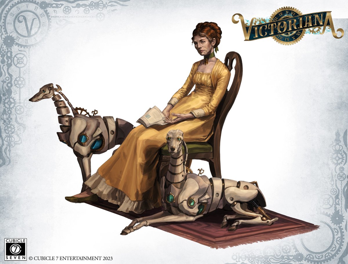 cubicle7's tweet image. We are delighted to announce that the new edition of #Victoriana will use our upcoming C7d20 system. Rewrites to our draft are underway and Victoriana will be coming to Kickstarter in Q4 2023.  

Learn more about Victoriana and C7D20: cubicle7games.com/blog/victorian… #RPG #TTRPG