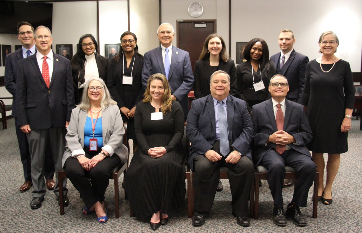 13thCourtFL's tweet image. Friends from across the pond, the English Barrister's, were back visiting the courthouse yesterday, meeting with judges &amp;amp; observing court. Retired Judge Claudia Isom and her husband Woody have hosted the Barrister's annual trip to Florida &amp;amp; Tampa for several years. #WeAre13Strong