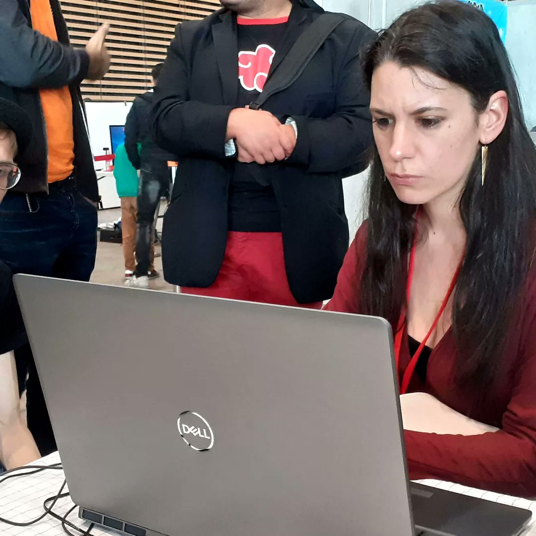 NGamagora's tweet photo. Nous avons eu la chance de recevoir sur notre stand Sarah Beaulieu, narrative director sur Assassin's Creed Mirage, et Dinga Bakaba, Studio director et game director d'Arkane Lyon.

Un grand merci à vous pour vos retours et vos conseils qui nous serons utiles pour la suite ! https://t.co/zzAWoUSoMu