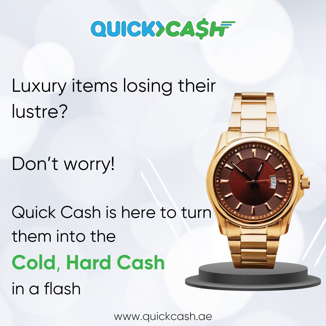 From fading allure to instant cash, Quick Cash has your luxury items covered

#quickcash #hasselfree #services #decluttering #instantcash #closetorganization #declutterwithquickcash #fairvalue #faircompensation #extracash #unwanteditems #fairpricing #checkoutlink