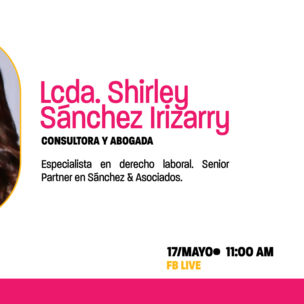 Acompáñanos en esta conversación sobre la fuerza laboral en Puerto Rico con la licenciada Shirley Sánchez Irizarry. Estaremos en vivo mañana miércoles a las 11:00am a través de Facebook Live. ¡Dejános tus preguntas en los comentarios! 

#ConPRTalks #FuerzaLaboral #ConPRmetidos