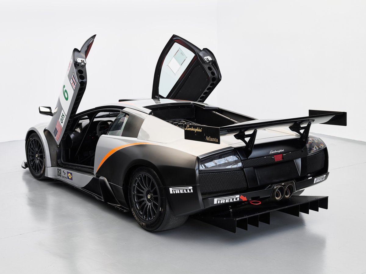 rmsothebys's tweet photo. This completely rebuilt Murciélago R-GT offers spectacular performance and a matching V-12 soundtrack. https://t.co/NtGPRQjqHW https://t.co/PTlAu8ZHsR