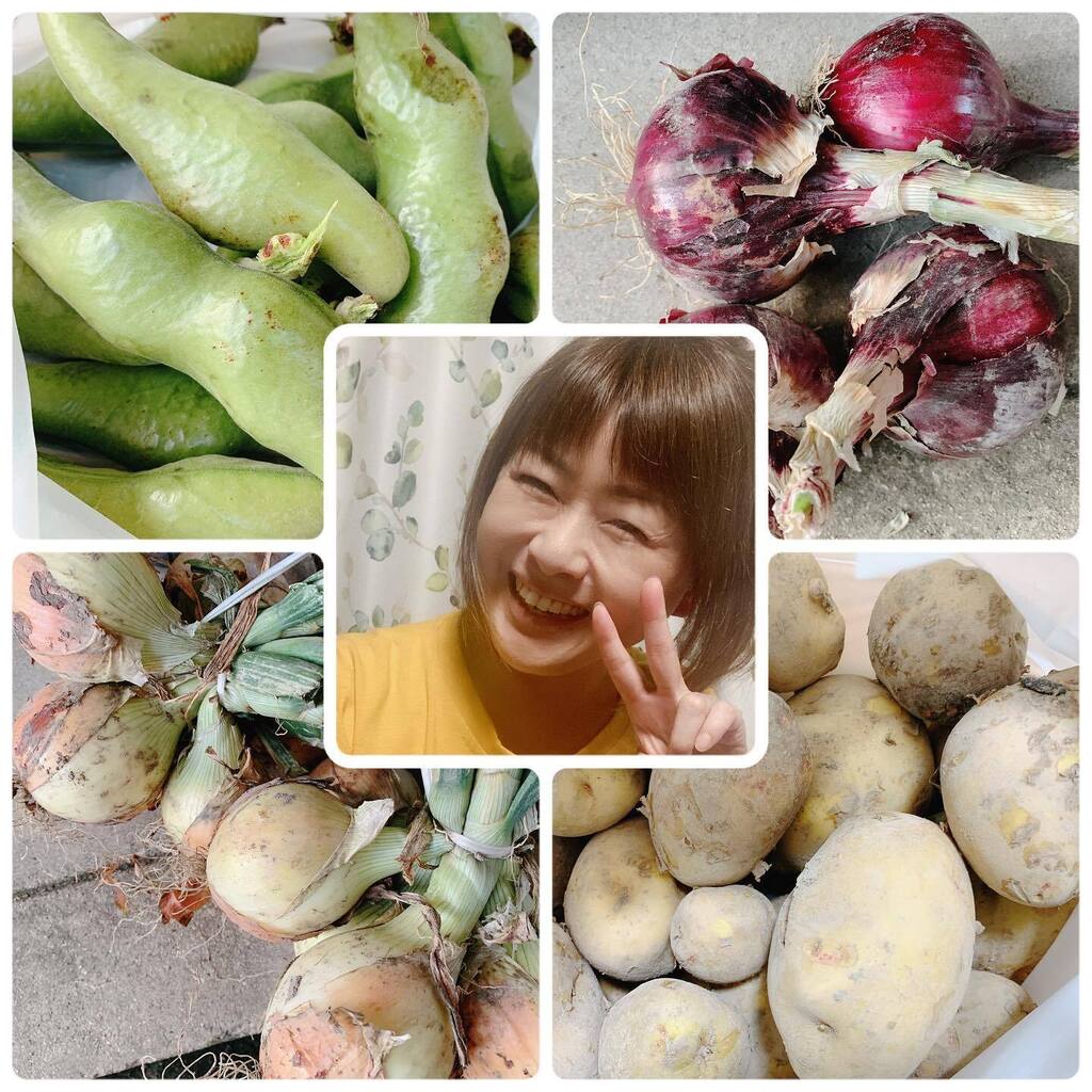 asada_atsuko's tweet photo. ・
・
ありがたい🥰

愛情たっぷり
大事に大事に育てた
お野菜たちを✨🧅🥔✨
またまた頂きました💖

お料理するんが
ワクワクするな🥰

感謝💖

#浅田あつこ
#浅田食堂
#畑獲れたて https://t.co/JMcvUeiaG9