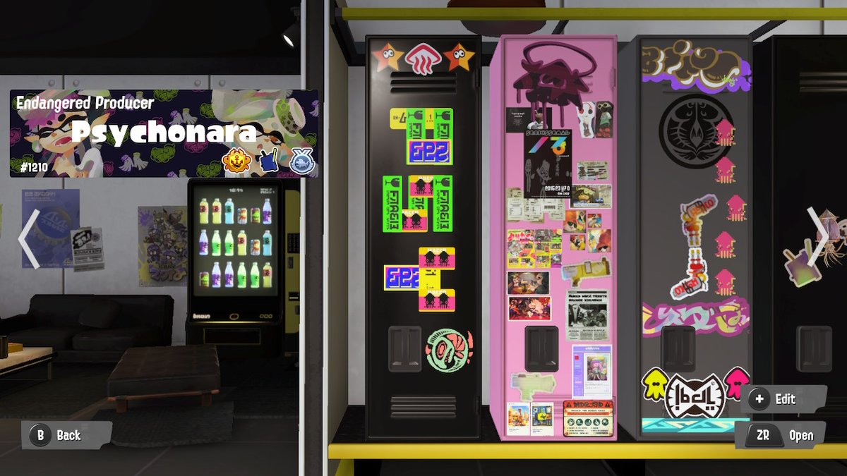 PsychwardThe's tweet photo. Finally, just need a Nouveau to give my Tri a wife. #locker #Splatoon3 #NintendoSwitch https://t.co/O3zoGZASCJ