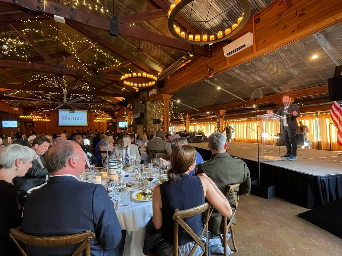 OerthBio's tweet photo. The 2023 State of the Region event hosted by @TriangleRegion highlighted #innovation and a growing concentration of #agtech in NC's Triangle region. Thanks to RTRP for featuring Oerth Bio and our CEO @JohnDombrosky! #agforgood https://t.co/cnoVDH6don