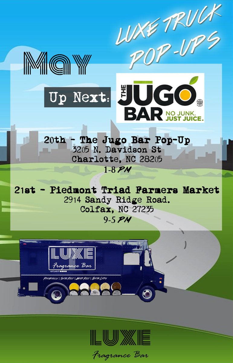 LUXE_GSO's tweet photo. 🗣️Charlotte's Got Next! #LuxeTruckPopUp | RSVP for Special 15% Off Code On All Pre-Orders + With Love from Raleigh - https://t.co/MVwajuR6sz https://t.co/zTOuI1ZXHV