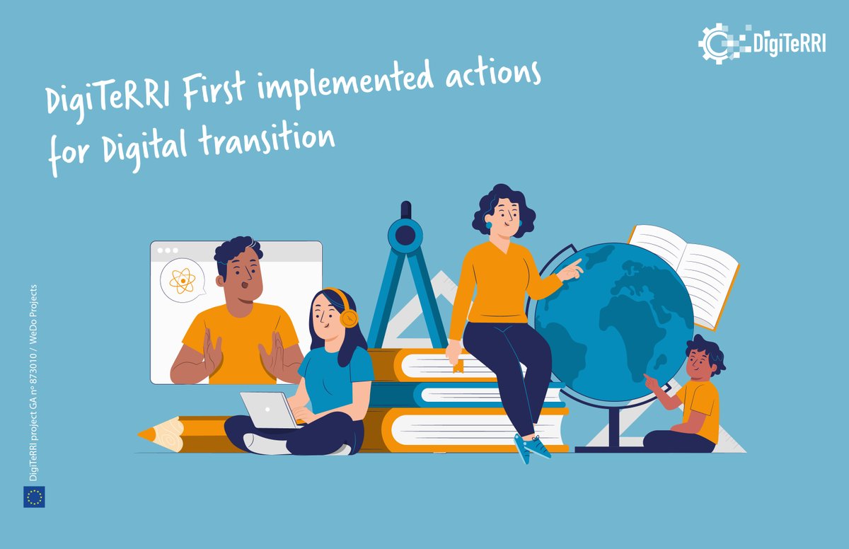 Visit the DigiTeRRI Actions page to learn about the actions taken together with local-level and regional stakeholders in the definition of a roadmap to a responsible digital transition of industrial regions.

digiterri.eu/actions/

#SWAFS #RRI #Digitaltransition #H2020