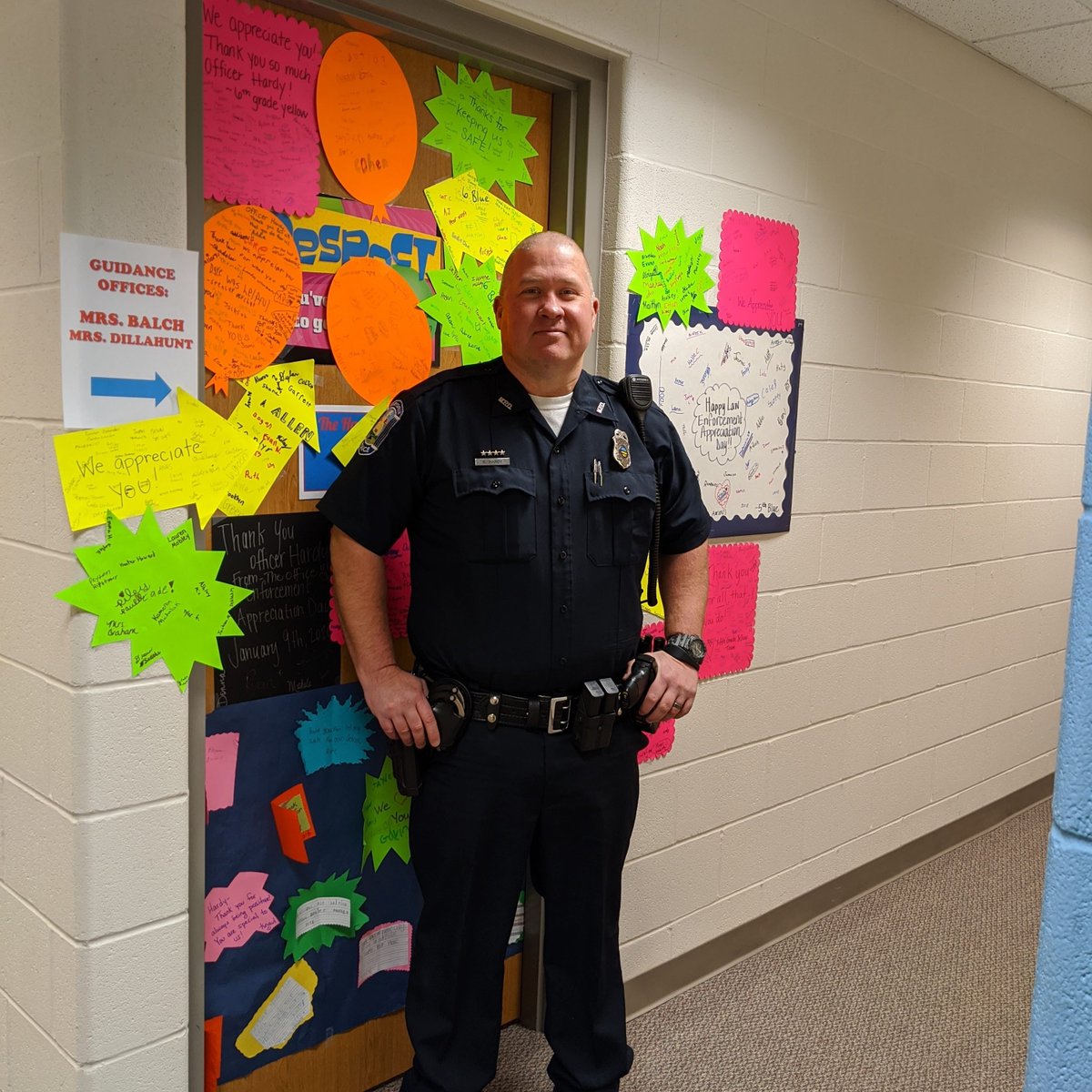 It's important to recognize National Police Week as a meaningful occasion to show gratitude for the diligent efforts of law enforcement officials who work tirelessly to keep our communities secure. We extend our thanks to Officer Hardy for his unwavering commitment to MEVSD.#PTBM