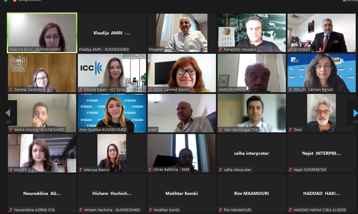 #BUSINESSMED Board of Directors met today to review our activities, projects &amp; positioning strategy in the #Euro-#Mediterranean region &amp; beyond.

We also explored sustainable approaches to strengthen our outreach.

🙏Thanks to our members for the unwavering Commitment &amp; Support!