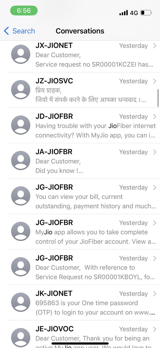 iamrishabgoyal's tweet photo. Their field team. On top of it i have been receiving more than 100 sms from Jio on the advertisement of MyJIO app which is basically useless. I really need the fiber to be up and running I hope this tweet helps me out reaching correct authorities of @reliancejio @jiocare. https://t.co/EpTV8vUyyv