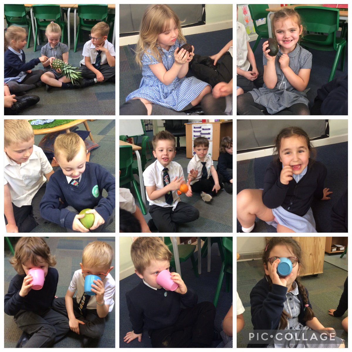asaleavers28's tweet photo. This afternoon, as part of our On Safari topic, we have been discussing about healthy foods and tasting different fruit. We tried Pineapple, Mango, Avocado, Kale and Coconut Milk. 🍍🥭🥑🥥 #LoveLearning 💚 https://t.co/InYoPy2ft2