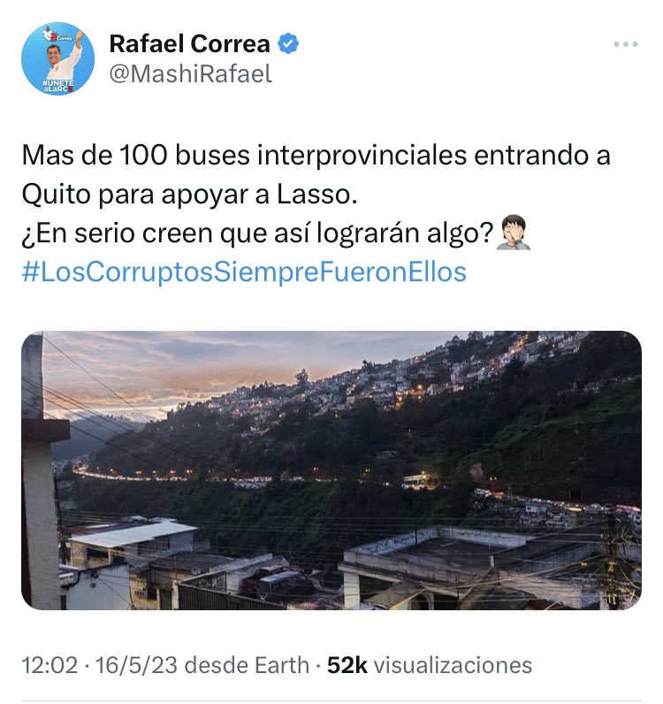rodolfoasar's tweet photo. 🤦🏻‍♂️🤦🏻‍♂️🤦🏻‍♂️🤦🏻‍♂️🤦🏻‍♂️🤦🏻‍♂️🤦🏻‍♂️🤦🏻‍♂️🤦🏻‍♂️

Ya se “olvidó” que en su gobierno llevaban a Quito gente por $20 y el sánduche para defenderlo de las marchas en su contra.

Qué cara de piedra🗿🗿🗿

#YoSíMeAcuerdo https://t.co/jA2muE0w1o