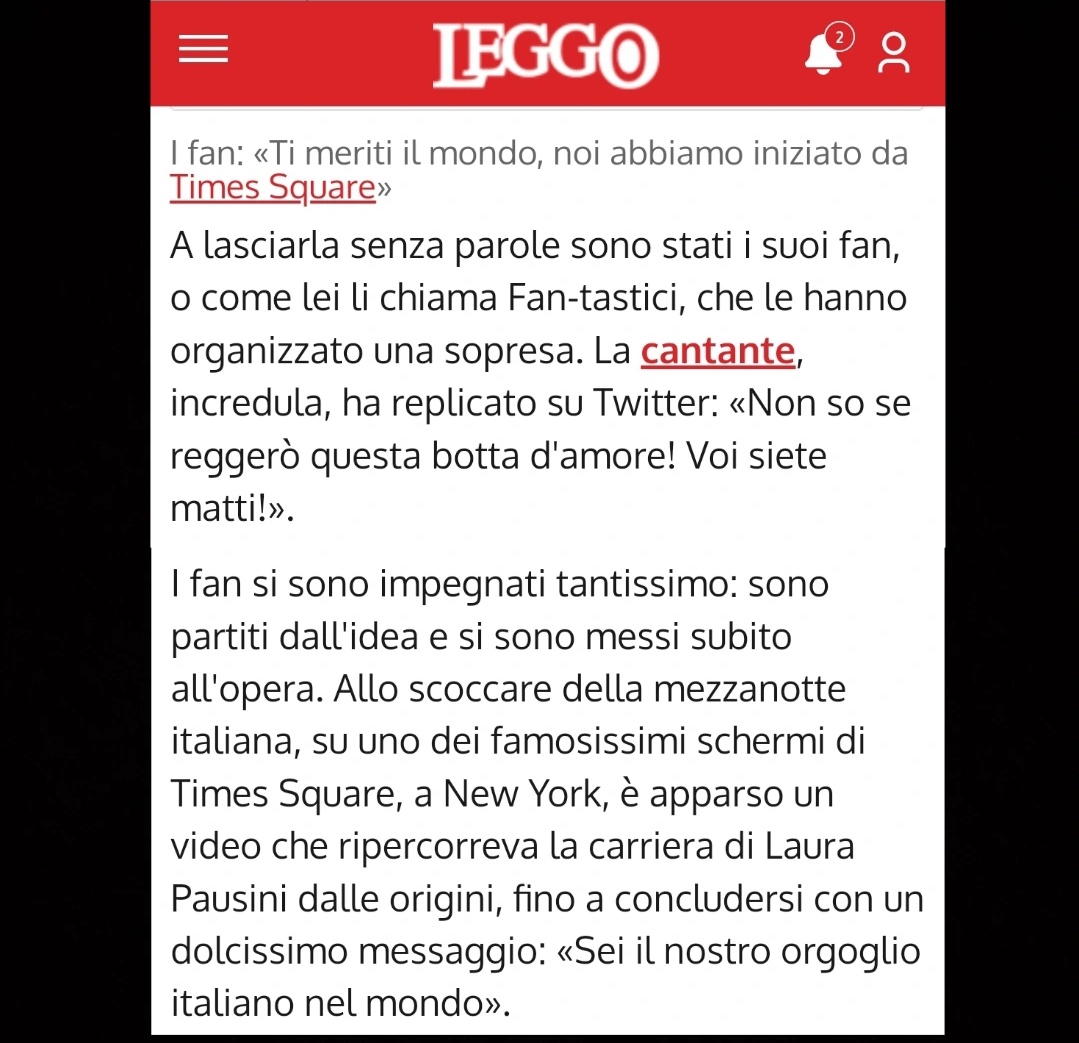 Lauretta_4u's tweet photo. @LauraPausini che dici, possiamo iniziare a tirarcela un pochino anche noi? 😎
#LauraTimeSquare https://t.co/FJ0PGsRIwp