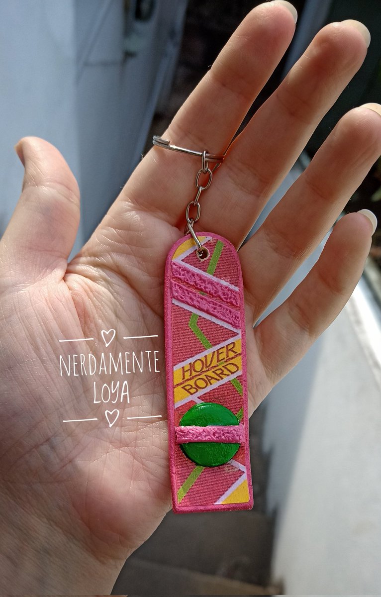nerdamente_loya's tweet image. #llavero de #backtothefuture 🛹💨
#emprendimiento