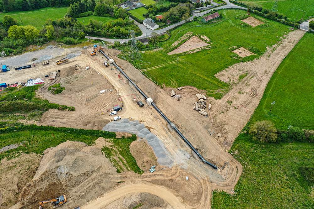 @CoffeyGroup, partnering with @Corkcoco & @IrishWater, nears completion of 1200mm watermain upgrade between Barnahely & Shanbally in Co. Cork. The upgrade will ensure security & integrity of critical #waterinfrastructure in the area. #civilengineering