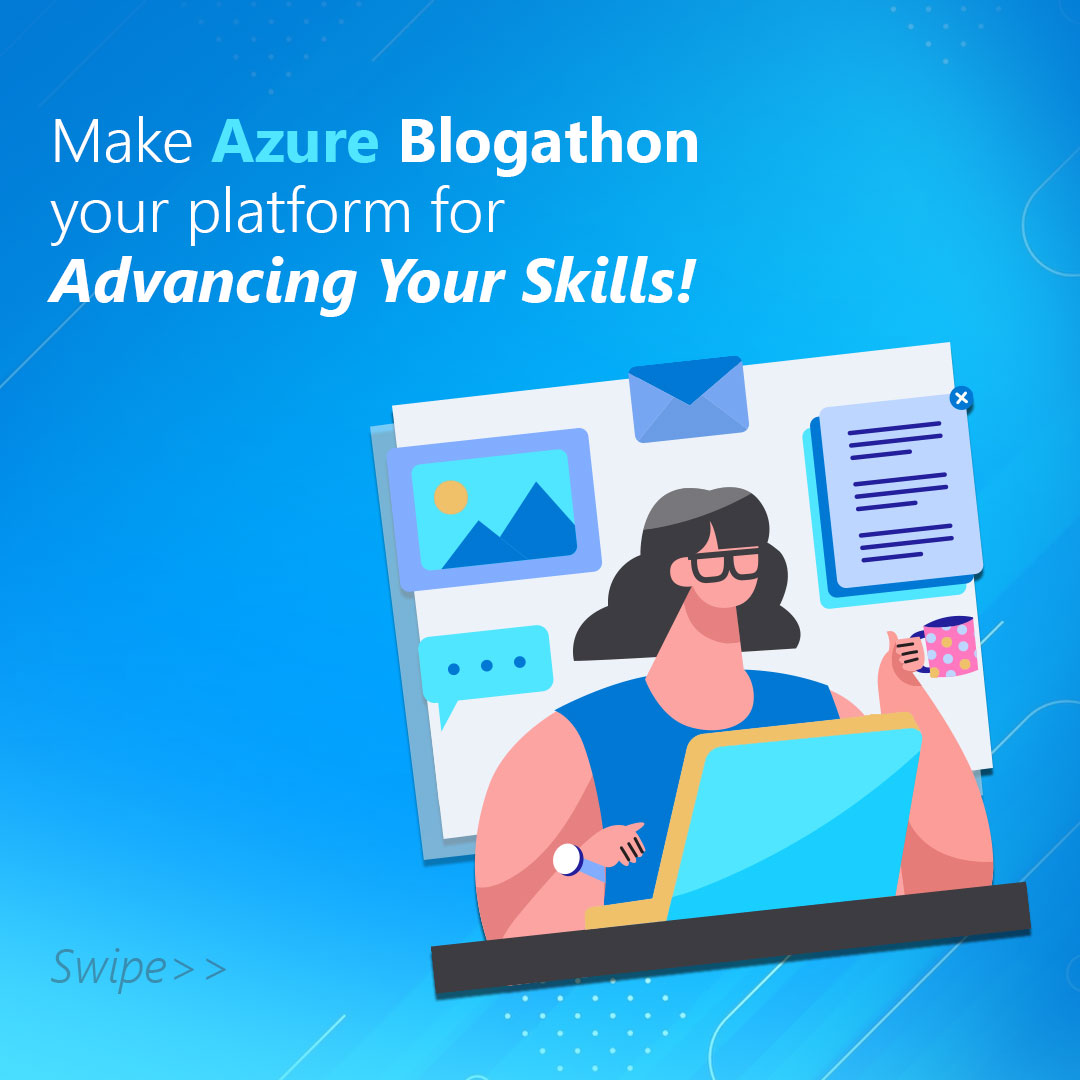 ABlogathon's tweet photo. Join #AzureBlogathon and take control of your personal brand and make your mark in the tech community. Start blogging with #Azure.

#PersonalBrand #TechnicalBlogging #BloggingTips #ContentMarketing #ContentCreation #SEO #OnlinePresence #CareerGrowth #TechCommunity https://t.co/IfWgKF0jiz