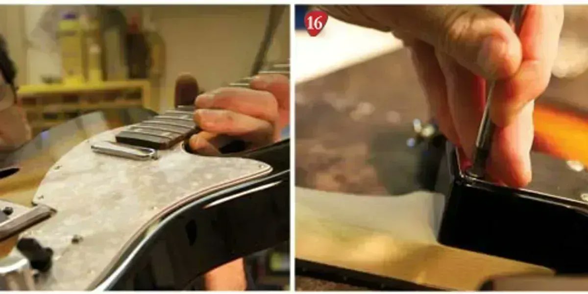 BaritoneGuitars's tweet photo. Great article on a standard to baritone conversation. https://t.co/y9oG7C9FGA Anyone tried this? While its not as easy as changing strings, it does seem doable. #guitar #Guitarist https://t.co/4VUjF6uD5b