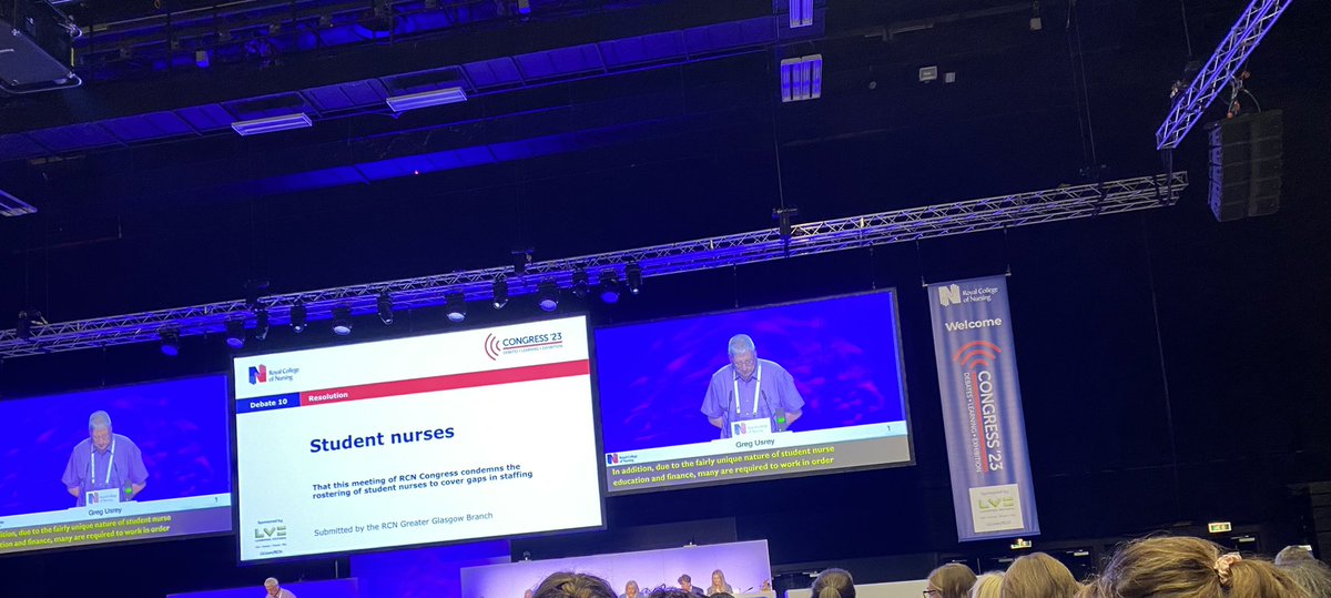 #RCNCongress2023 debating what the advantages are of student nurses rostered on Christmas Day / weekends. And if there is no advantage let’s not do it ….