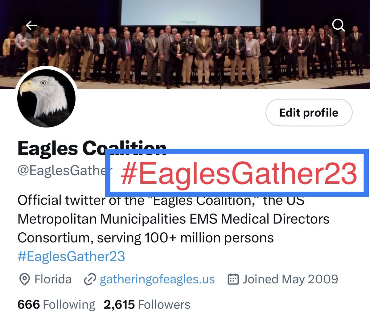 Eagles Coalition (@eaglesgather) on Twitter photo ONE MONTH to go! This year’s Hashtag is #EaglesGather23 let’s get it trending folks… last year we scored over 5 MILLION impressions over 3 days. See you soon!
<a href="/1stThere1stCare/">First There First Care</a> ONE MONTH to go! This year’s Hashtag is #EaglesGather23 let’s get it trending folks… last year we scored over 5 MILLION impressions over 3 days. See you soon!
<a href="/1stThere1stCare/">First There First Care</a>