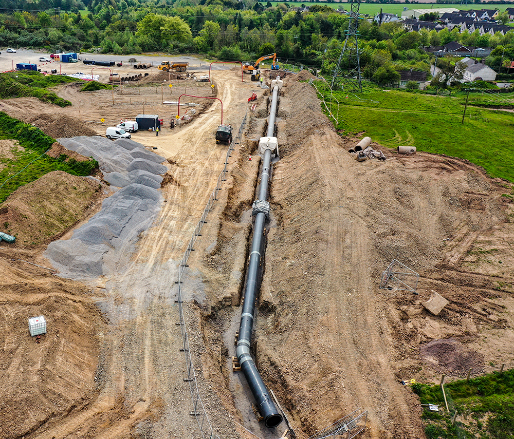 @CoffeyGroup, partnering with @Corkcoco & @IrishWater, nears completion of 1200mm watermain upgrade between Barnahely & Shanbally in Co. Cork. The upgrade will ensure security & integrity of critical #waterinfrastructure in the area. #civilengineering