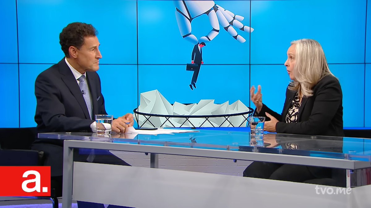Schwartz Reisman Institute (@torontosri) on Twitter photo 💡 New on our site: Is AI development moving too fast? In a panel on <a href="/TheAgenda/">TVO Today | The Agenda</a>, <a href="/ghadfield/">Gillian Hadfield</a> was joined by <a href="/jeremiecharris/">Jeremie Harris</a> and <a href="/pmddomingos/">Pedro Domingos</a> to discuss what risks AI poses, and what we should do about it.
Learn more: uoft.me/9fT 💡 New on our site: Is AI development moving too fast? In a panel on <a href="/TheAgenda/">TVO Today | The Agenda</a>, <a href="/ghadfield/">Gillian Hadfield</a> was joined by <a href="/jeremiecharris/">Jeremie Harris</a> and <a href="/pmddomingos/">Pedro Domingos</a> to discuss what risks AI poses, and what we should do about it.
Learn more: uoft.me/9fT