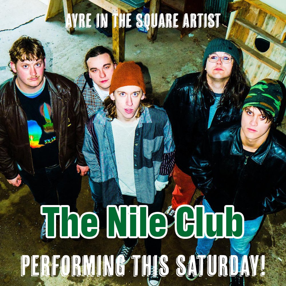 CatalanoSquare's tweet photo. The Nile Club is a group who writes and self records music for all people. The band gives you something to blast on your speakers in times of both joy and sorrow. Catch them this Saturday at Ayre in the Square!⁠

#Milwaukee #ThirdWard #HistoricThirdWard #MKEMusic #414 #MKE https://t.co/3sXMlHlPyx
