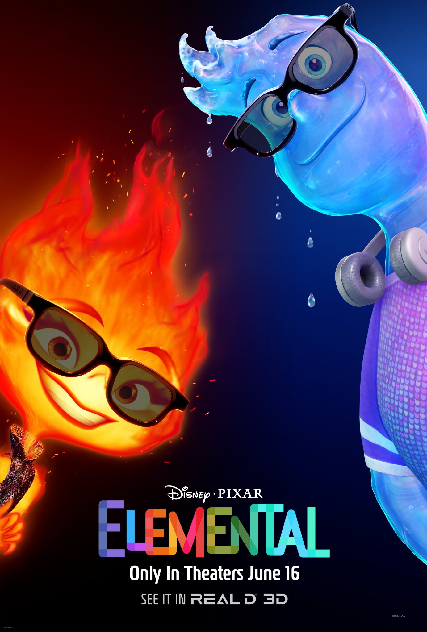 Pixar divulga pôster oficial de Elementos