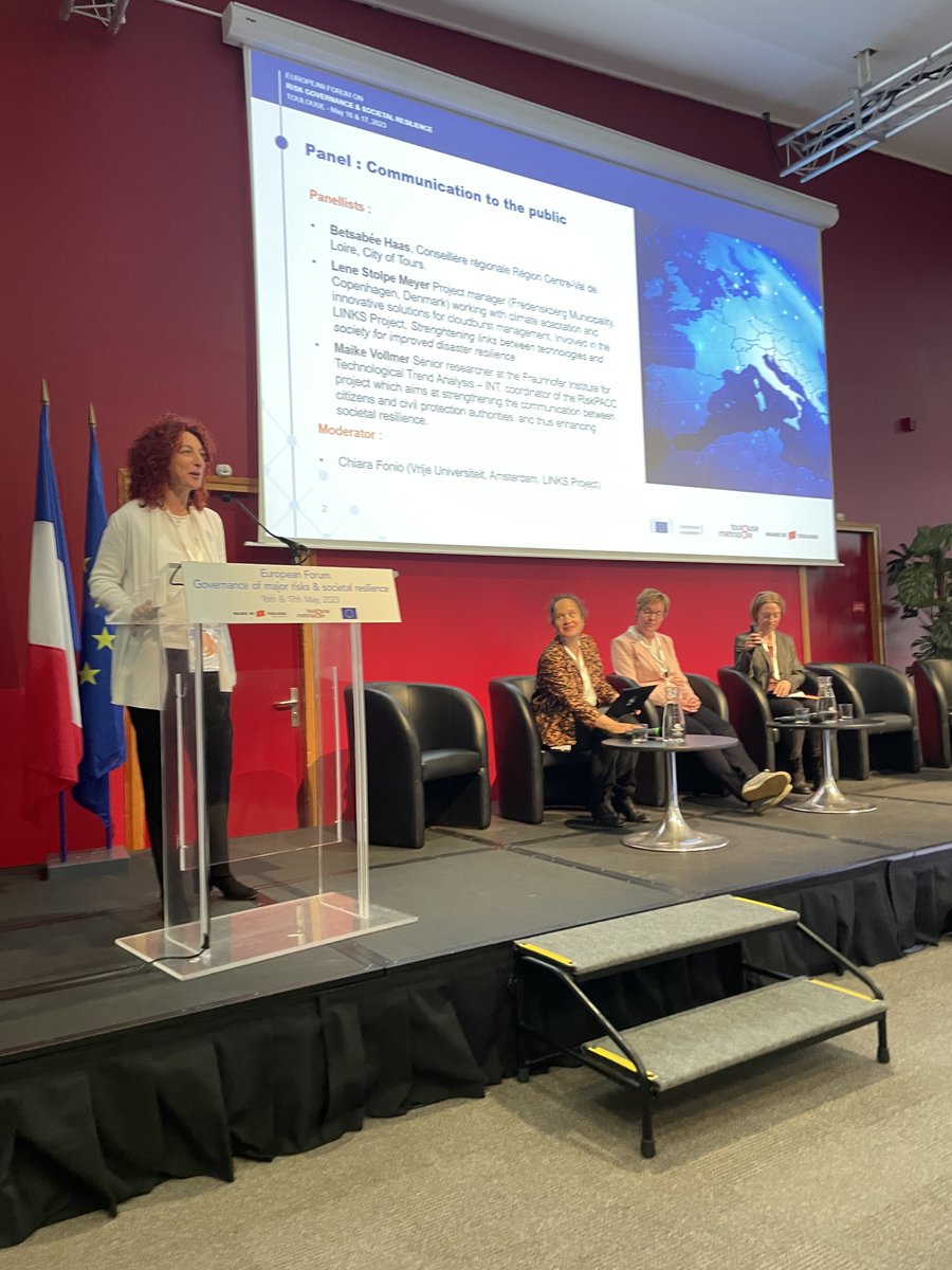 Today, we had the opportunity to open the #CERIS Forum on #Risk #Governance and Societal #Resilience in Toulouse.
Looking forward to ongoing discussions with local and national risk and city managers on needs and experiences in strengthening #disasterresilience!