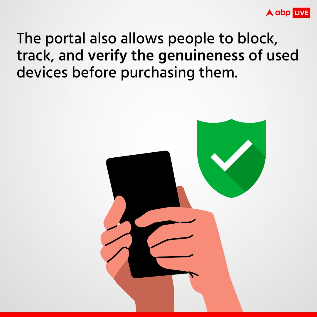 abplive's tweet photo. #ABPLiveTech | In a bid to track and block lost or stolen mobile phones in the country, the Department of Telecommunications (DoT) has launched Sanchar Saathi portal.
Click on the link to know more: https://t.co/CgKt8RVnaZ
#SancharSaathi #ABPLive https://t.co/AvEaJ6lVzF
