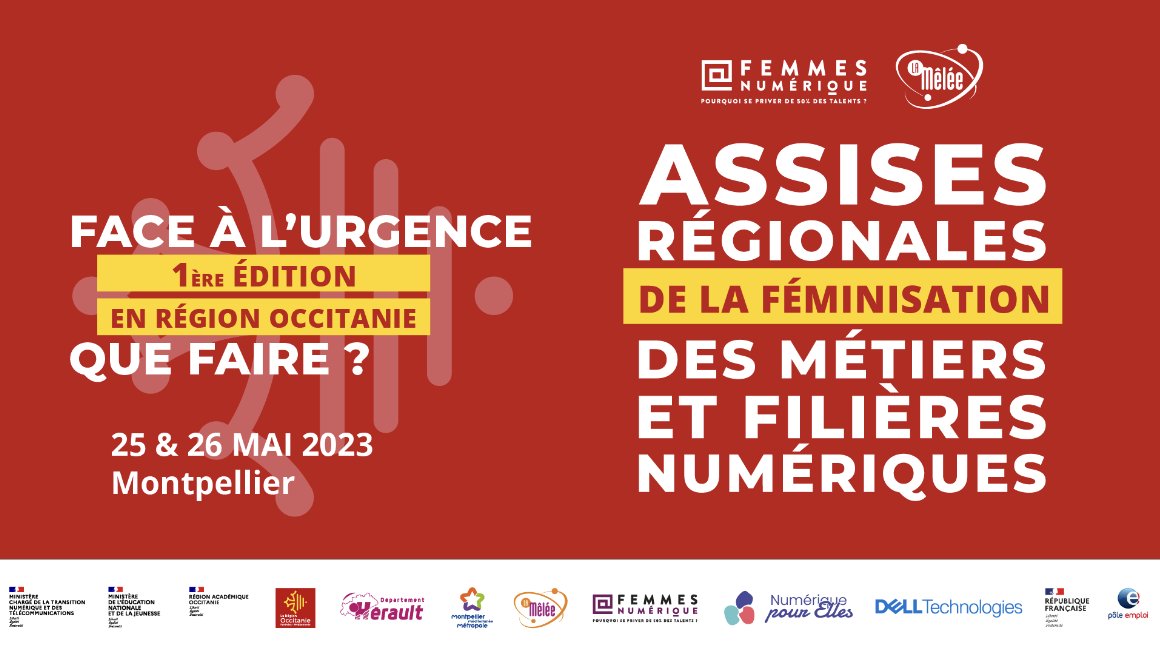 🙌 2 jours de mobilisation pour faire valoir la place des femmes dans le #numérique en <a href="/Occitanie/">Région Occitanie</a>

👉Numeum soutient les 1ères assises régionales de la féminisation des métiers et filières numériques. 

Ensemble, engagés pour + de mixité dans la tech ! 

numeriquepourelles.fr/assises-region…